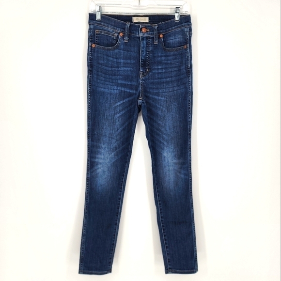 Madewell 10" High Rise Skinny Jeans 27 - Picture 1 of 13